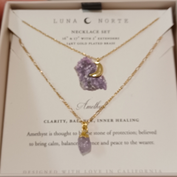 2 pc Luna Norte Gold plated Necklaces
With 14kt go - Picture 4 of 10